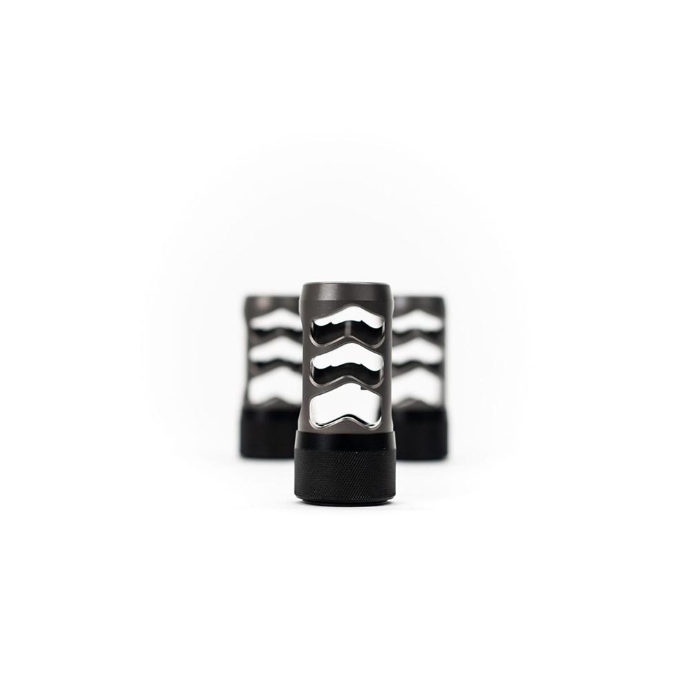 Area419 Hellfire Titanium Self-Timing Muzzle Brake .50 and Under 5/8x24 Picture of Area419 HELLFIRE Titanium Muzzle Brake 500cal 5/8-24