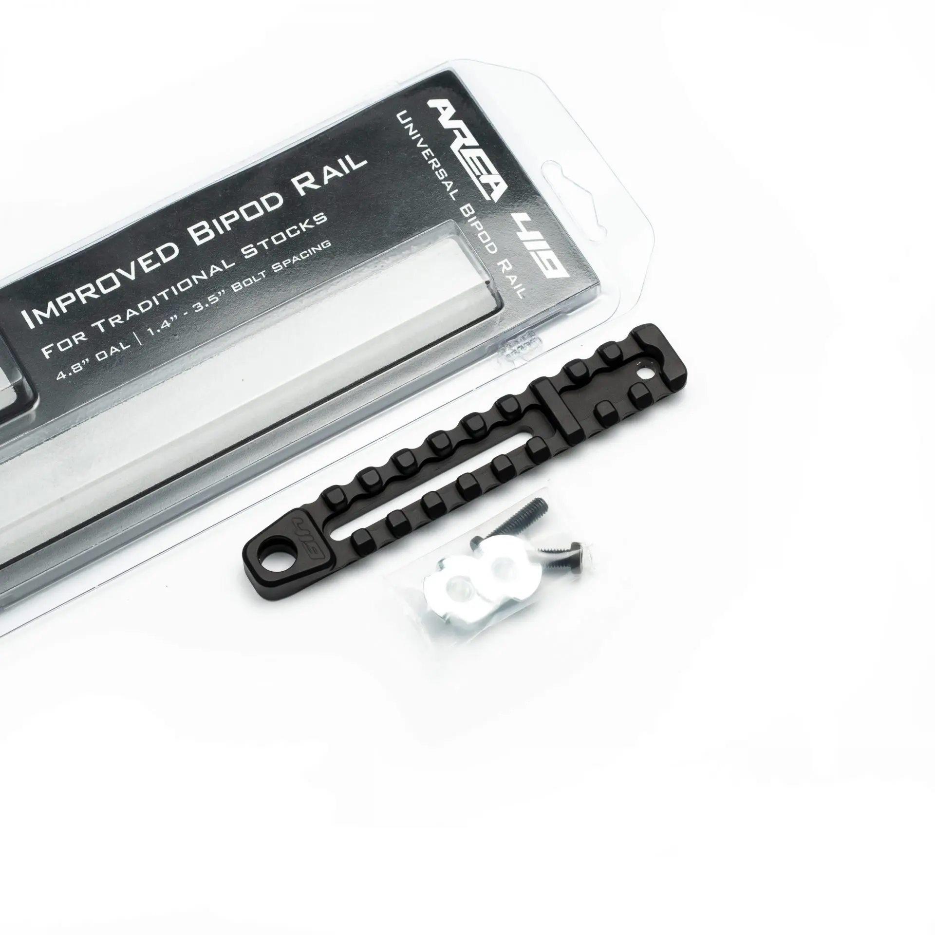 Area 419 Improved Bipod Rail 4.8'' Long 10-Slot Snag-Free T-Nut Attachment Picture of Area419 Area419 Improved Bipod Rail 4.8'' long 10 slot snag free T-Nut attachment