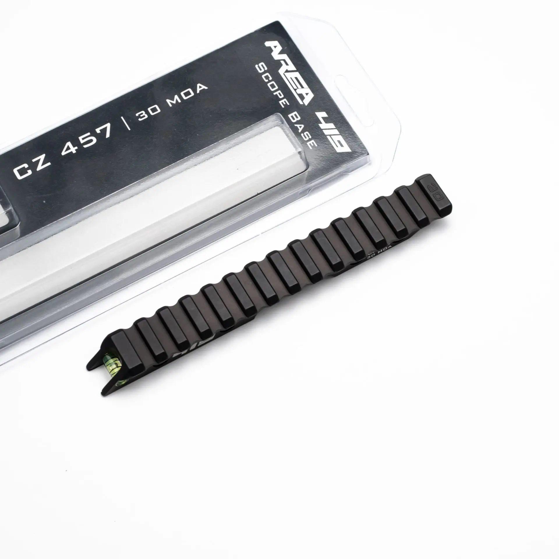 Area 419 CZ457 1913 Improved Scope Rail 7075 Alum 30MOA Type III Black Picture of Area419 Area419 CZ457 1913 Improved Scope Rail 7075 Alum 30MOA Type III Black