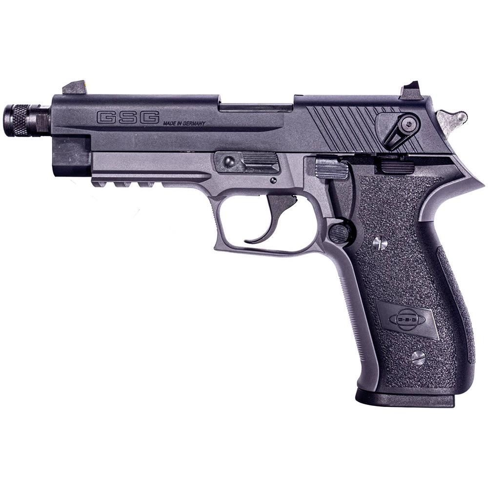 ATI GSG Firefly Handgun .22 LR 13rd Magazines(2) 4.9 Threaded Barrel Smoke Frame Picture of American Tactical Inc-ATI GSG FIREFLY HGA 22LR SMOKE 4.9'' BBL THREADED 13RD MAG
