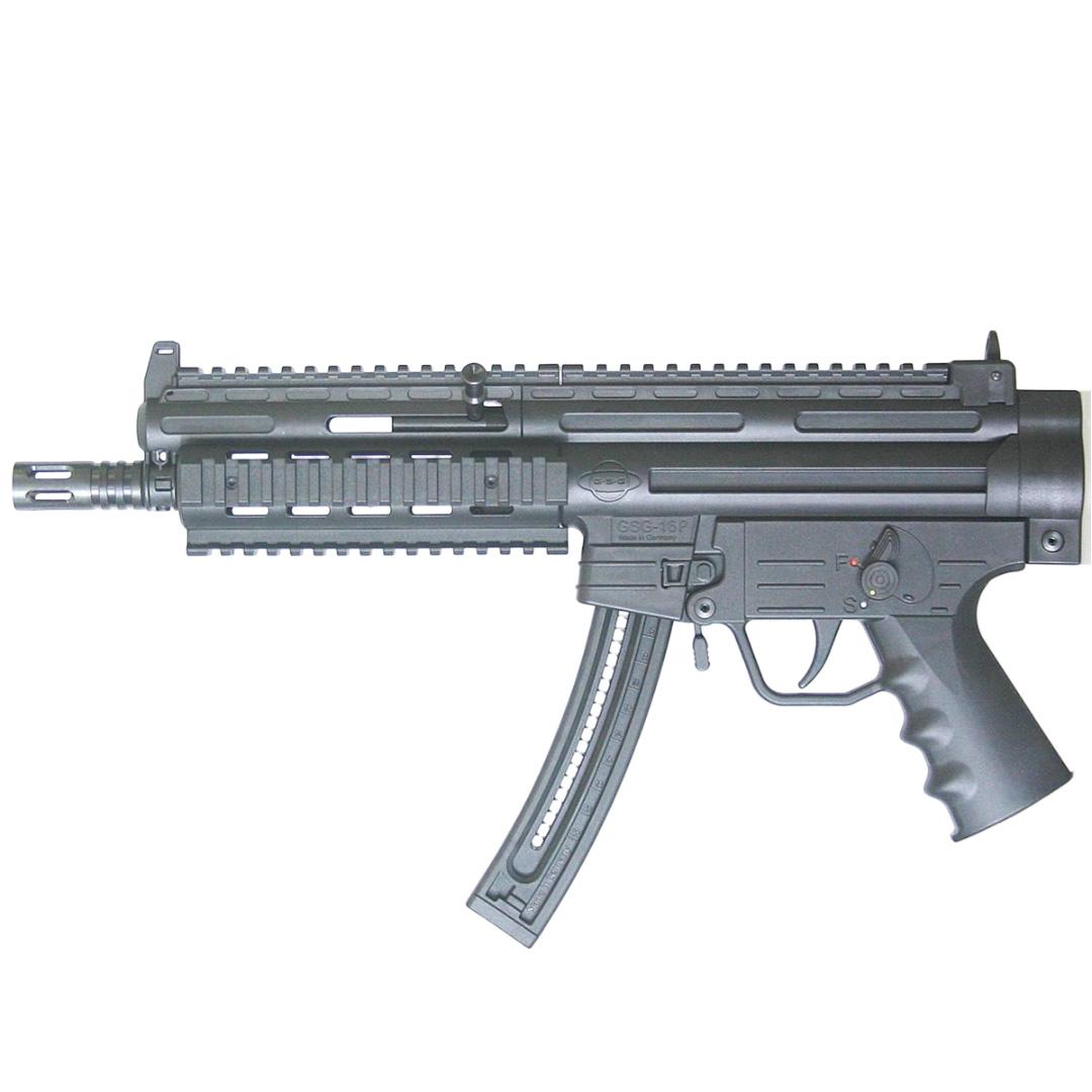 ATI GSG-16P HGA Pistol .22 LR  22rd Magazine(1) 9.12" Barrel Black Picture of American Tactical Inc-ATI GERMAN SPORT GUNS GSG-16P PISTOL HGA 22LR 9.12" BBL SYN 22-RD BLACK
