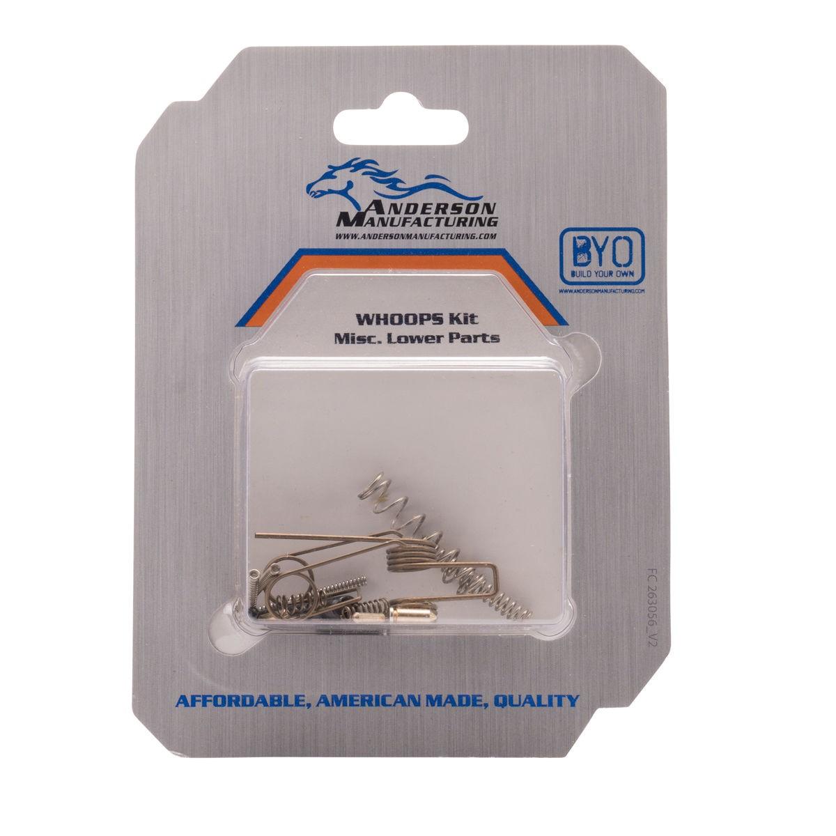 Anderson AR-15 Whoops! Parts Kit Lower Parts Retail Packaged Picture of Anderson Manufacturing Anderson Parts Kit Lower Whoops Parts Retail Packaged