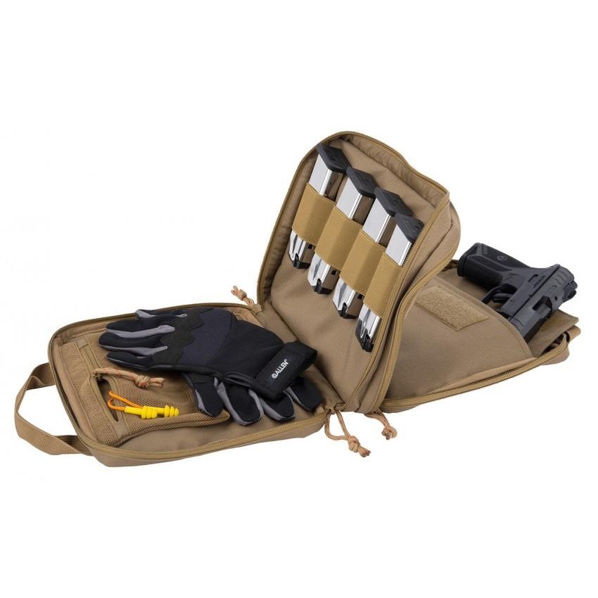 Allen Tac Six Crew Tactical Pistol Case Coyote Brown Picture of The Allen Company Inc. ALLEN TAC SIX CREW TACTICAL PISTOL CASE COYOTE