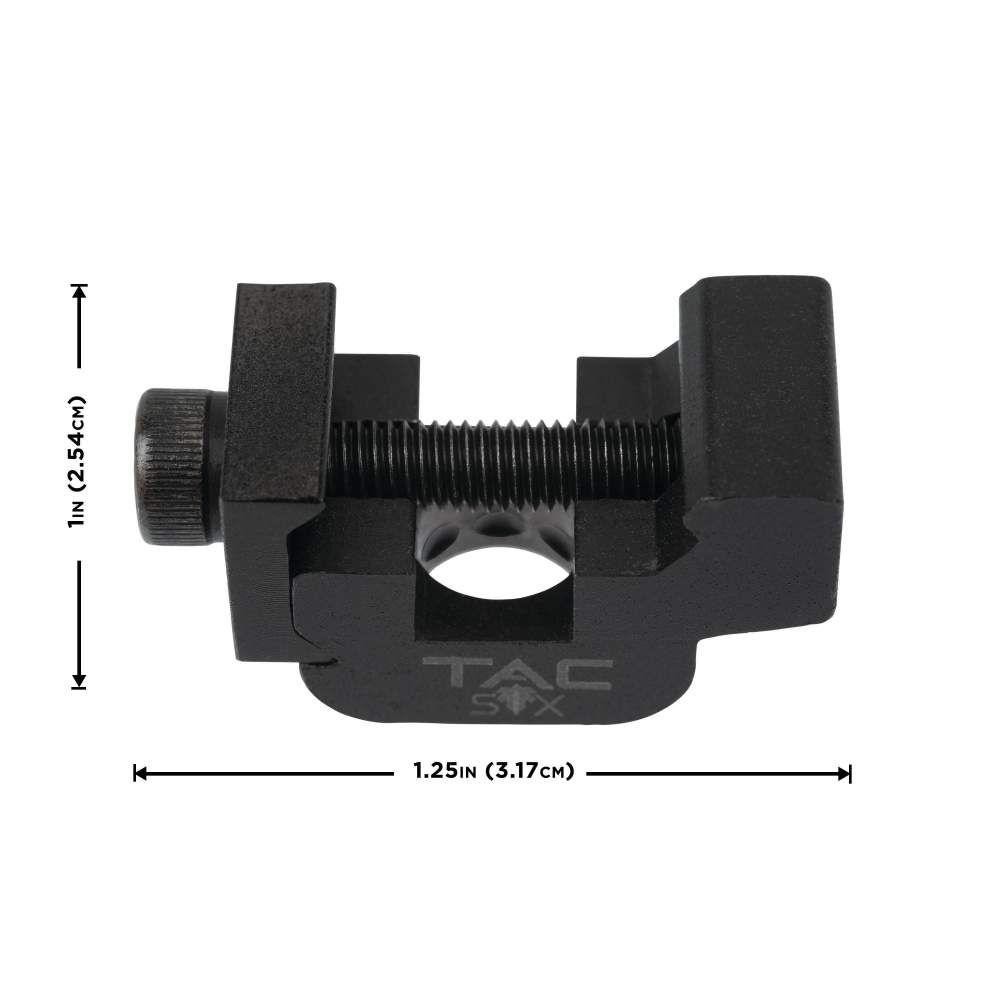Allen Tac Six Citadel QD Picatinny Rail Weapon Mount Black Picture of The Allen Company Inc. Tac Six Citadel Qd Picatinny Rail Mount
