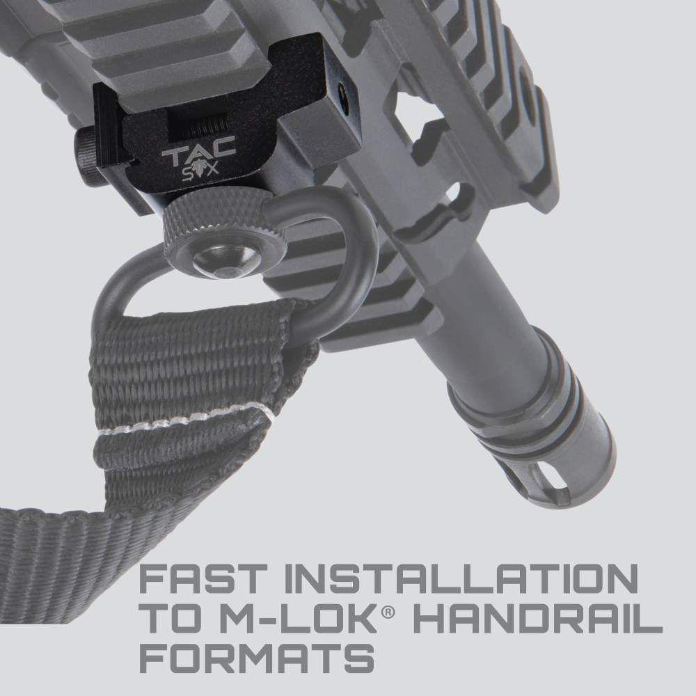 Allen Tac Six Citadel QD Picatinny Rail Weapon Mount Black Picture of The Allen Company Inc. Tac Six Citadel Qd Picatinny Rail Mount