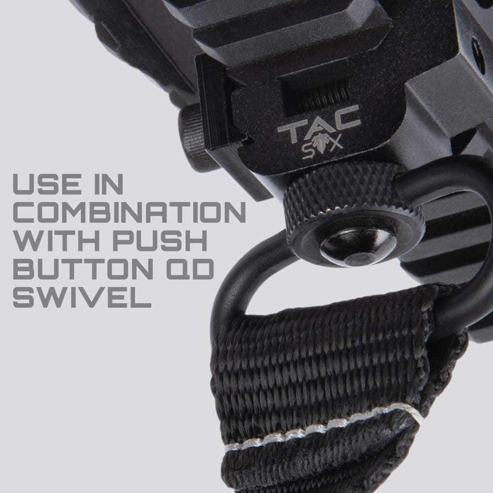 Allen Tac Six Citadel QD Picatinny Rail Weapon Mount Black Picture of The Allen Company Inc. Tac Six Citadel Qd Picatinny Rail Mount