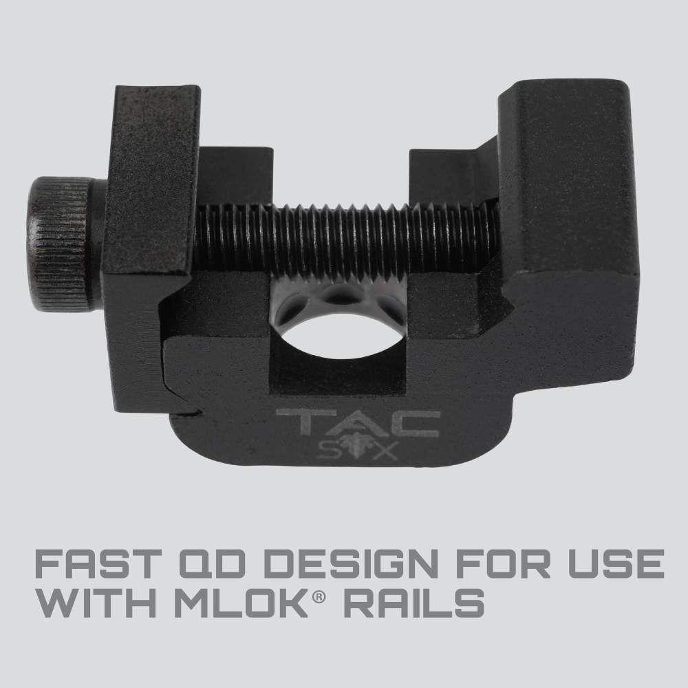 Allen Tac Six Citadel QD Picatinny Rail Weapon Mount Black Picture of The Allen Company Inc. Tac Six Citadel Qd Picatinny Rail Mount