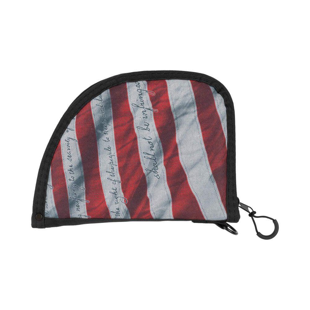 Allen Victory Series Soft Handgun Case 9" Flag Black Picture of The Allen Company Inc. ALLEN Victory Series 9 inch Tactical Sidearm Case Black
