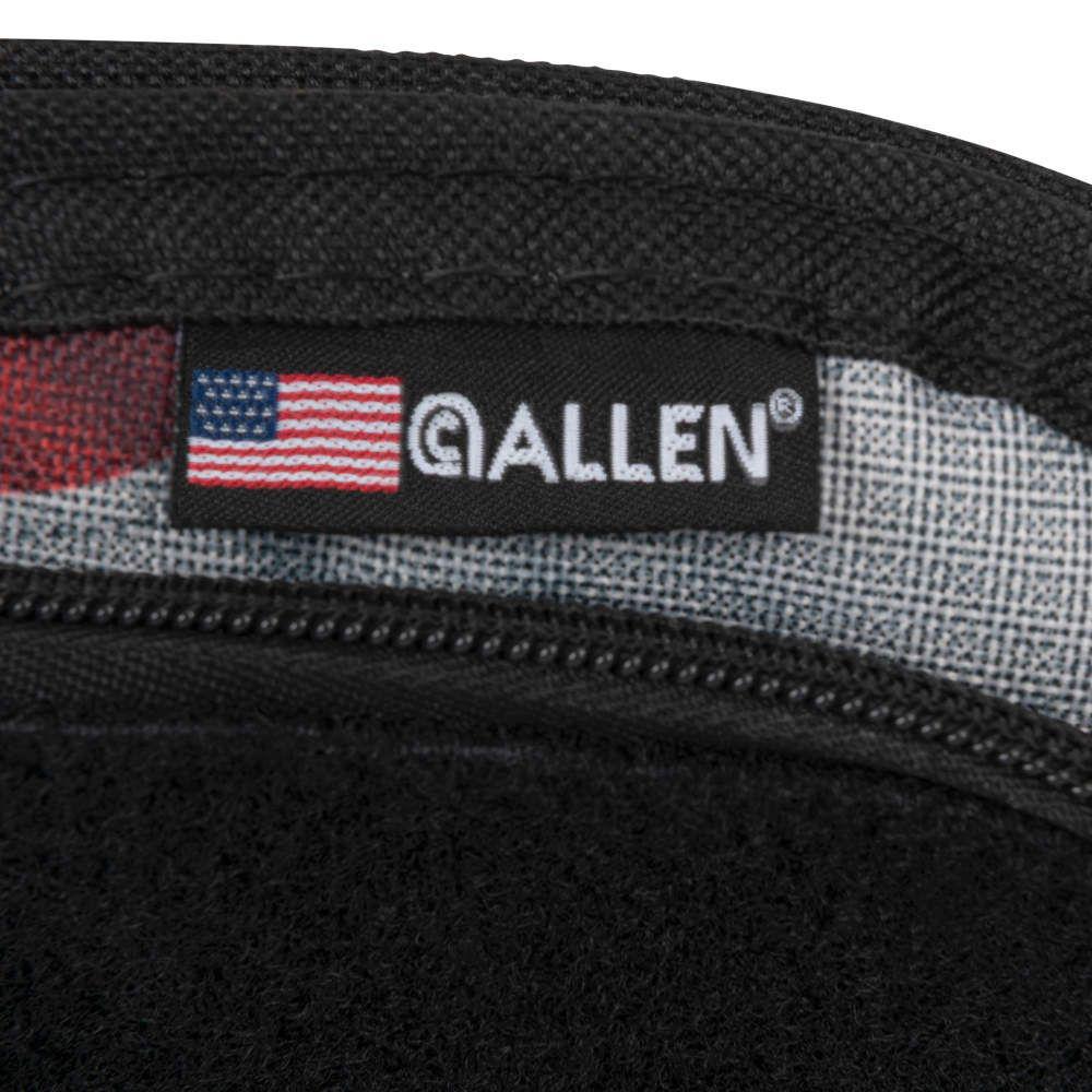 Allen Victory Series Soft Handgun Case 9" Flag Black Picture of The Allen Company Inc. ALLEN Victory Series 9 inch Tactical Sidearm Case Black