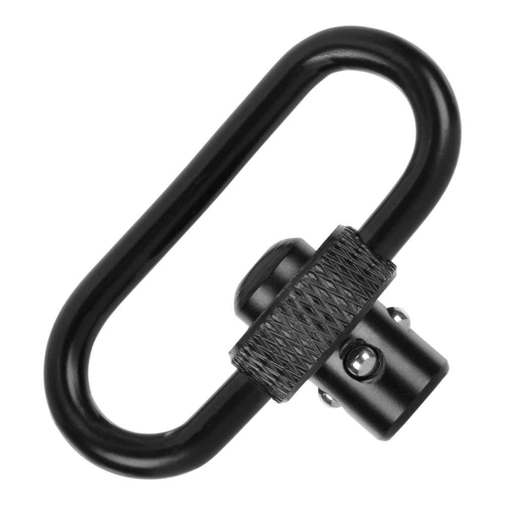 Allen Push Button QD Steel Gun Swivels 1.25" Black 2/ct Picture of The Allen Company Inc. QD SWIVELS 1.25IN