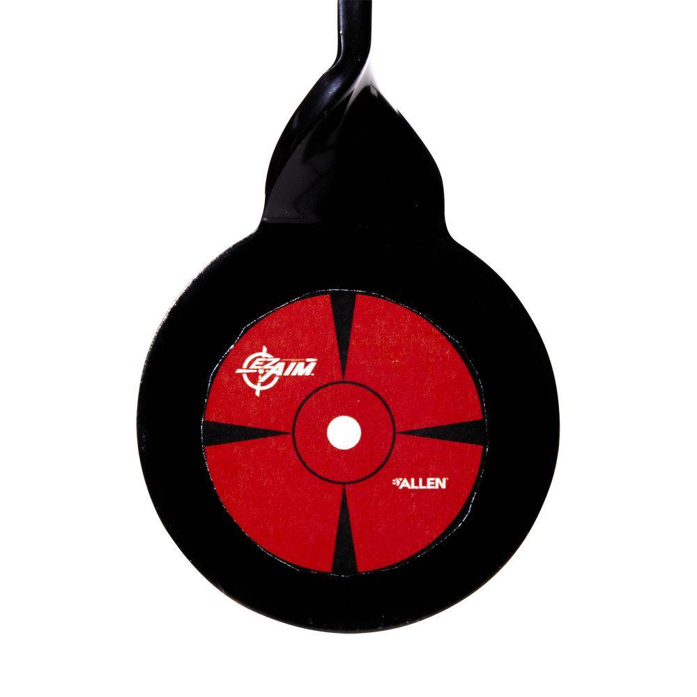 EZ-Aim Triple Deflector Spinner Target System Rimfire .22 Cal. & Air Guns 10.75"W x 12.5"H - Black/Red Picture of The Allen Company Inc. DEFLECTOR TRIPLE STEEL TARGET