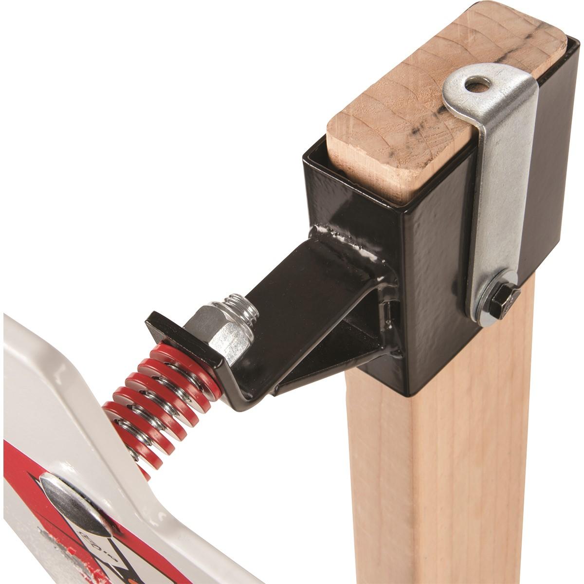 Allen EZ Aim Gong Hanger with Recoil Spring for 2x4 Picture of The Allen Company Inc. ALLEN EZ AIM GONG HANGER WITH RECOIL SPRING FOR 2 X 4