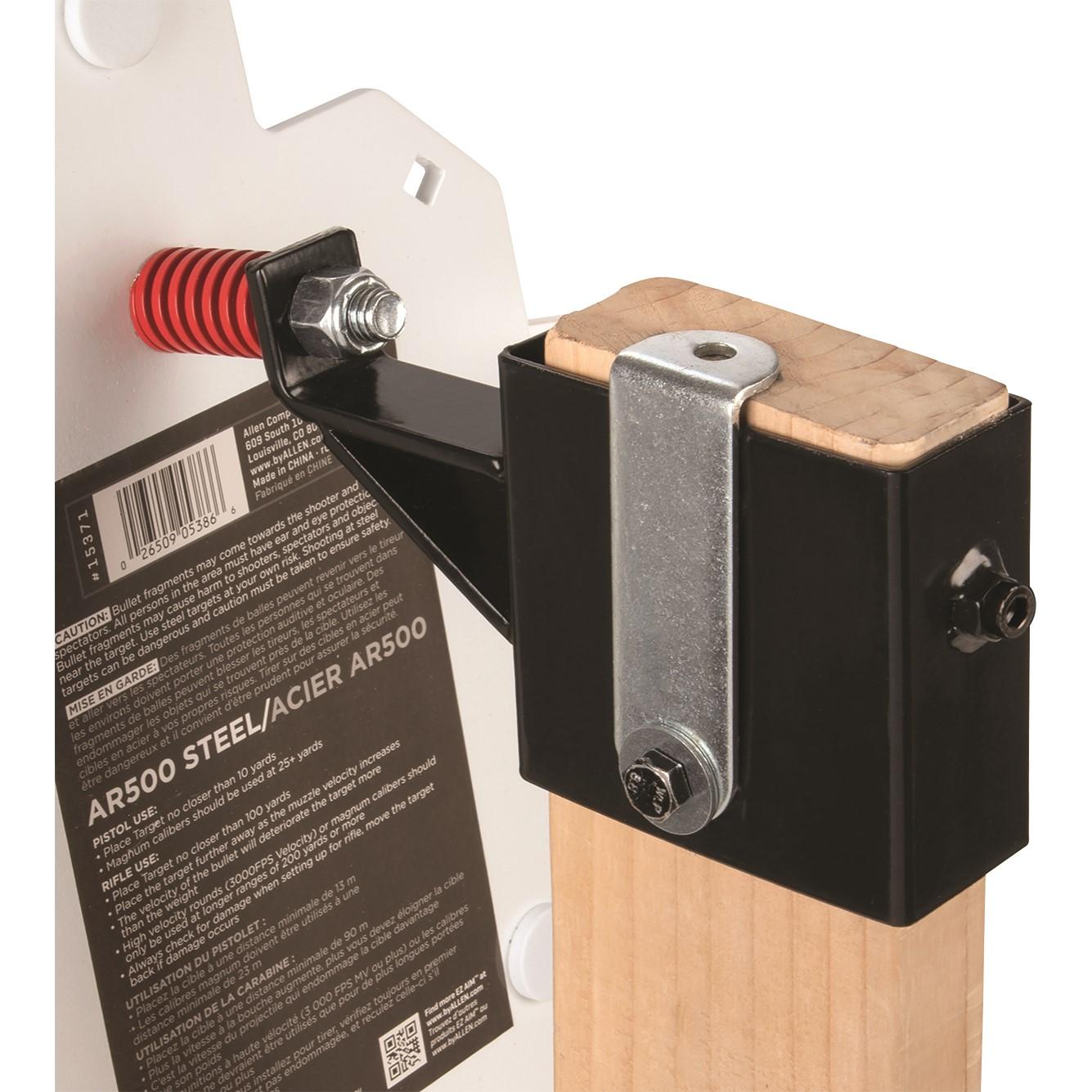Allen EZ Aim Gong Hanger with Recoil Spring for 2x4 Picture of The Allen Company Inc. ALLEN EZ AIM GONG HANGER WITH RECOIL SPRING FOR 2 X 4