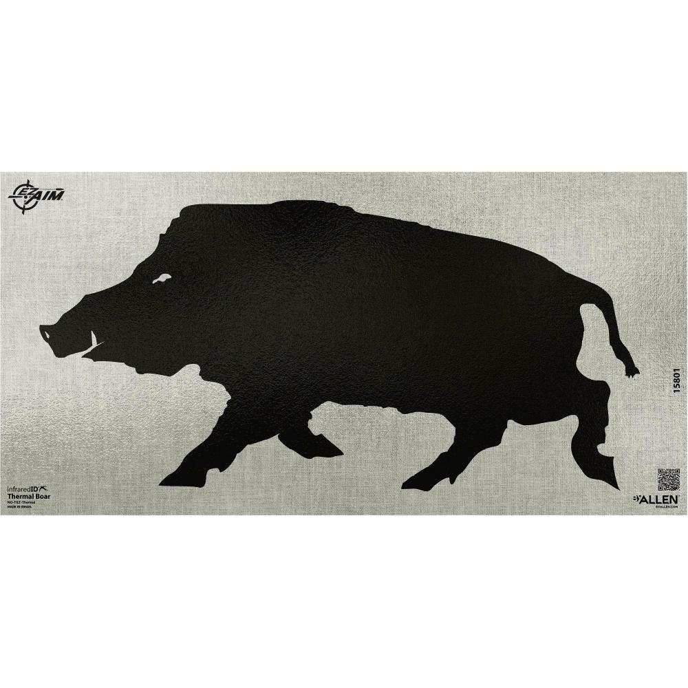 Allen EZ Aim Thermal ID Boar Paper Target 24"x12" Grey Picture of The Allen Company Inc. Allen EZ AIM INFRARED ID BOAR 24 X 12 INCH TARGET