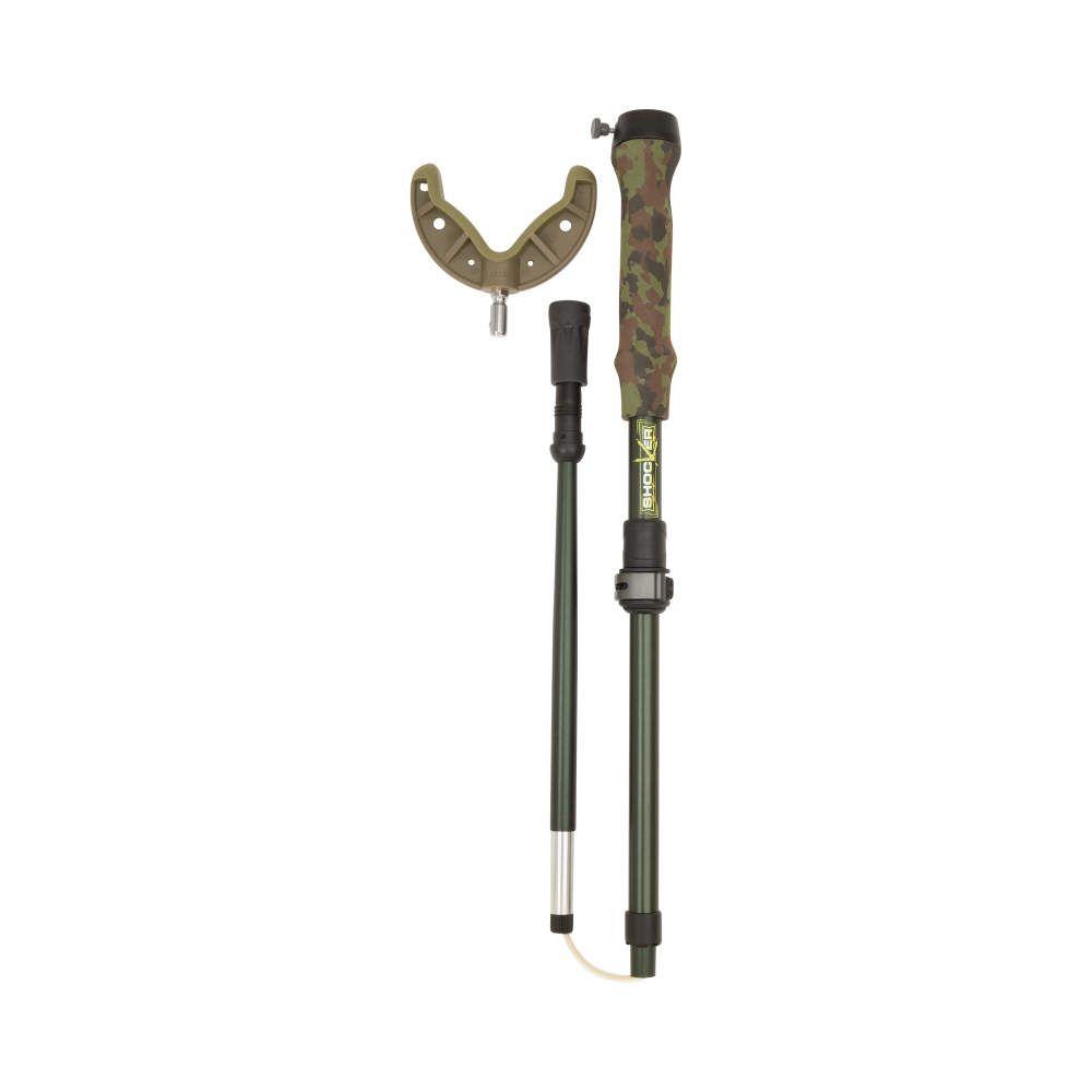 Allen Shocker Tom Maker Click-Stix Shooting Stick 36" Green Camo Picture of The Allen Company Inc. ALLEN TOM TAKER CLICK-STIX SHOOTING STICK 36IN
