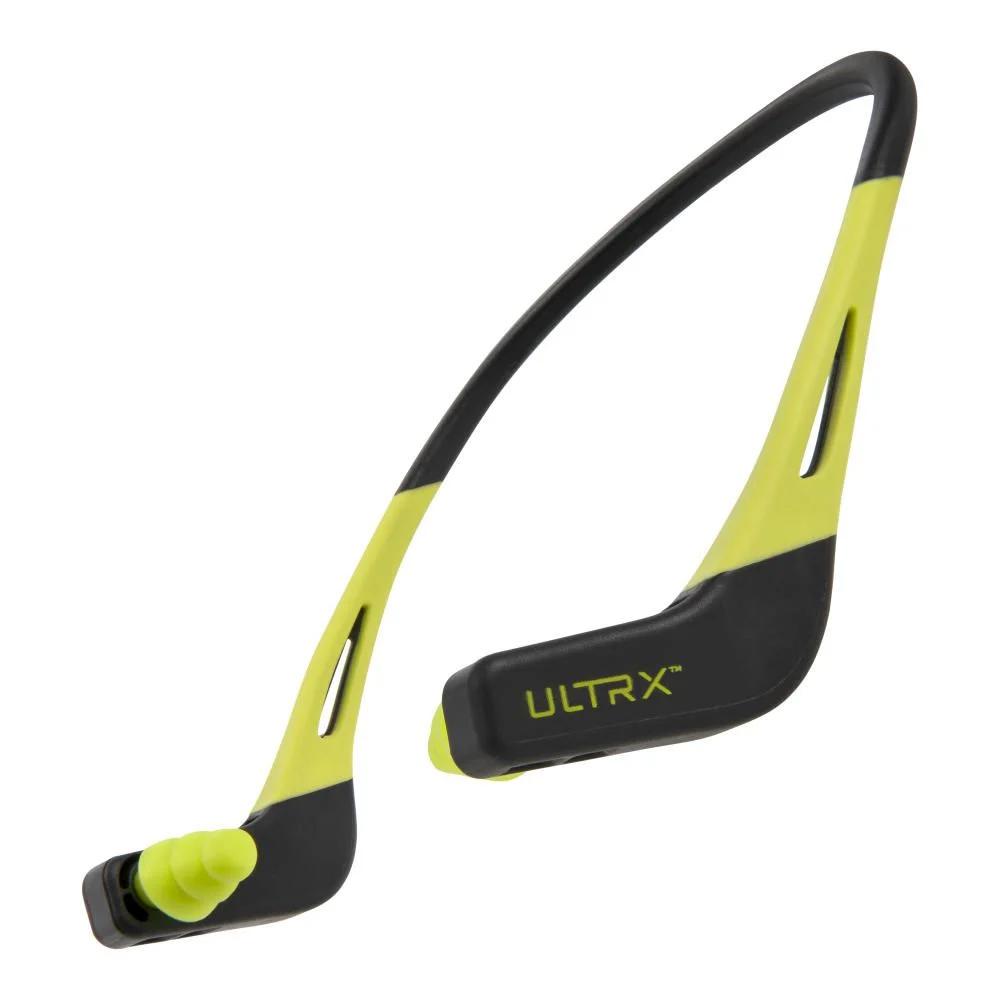 Allen ULTRX Wave Banded Passive Ear Plugs 22dB Grey Yellow Picture of The Allen Company Inc. ULTRX Wave Banded Ear Plugs - Gray/Yellow
