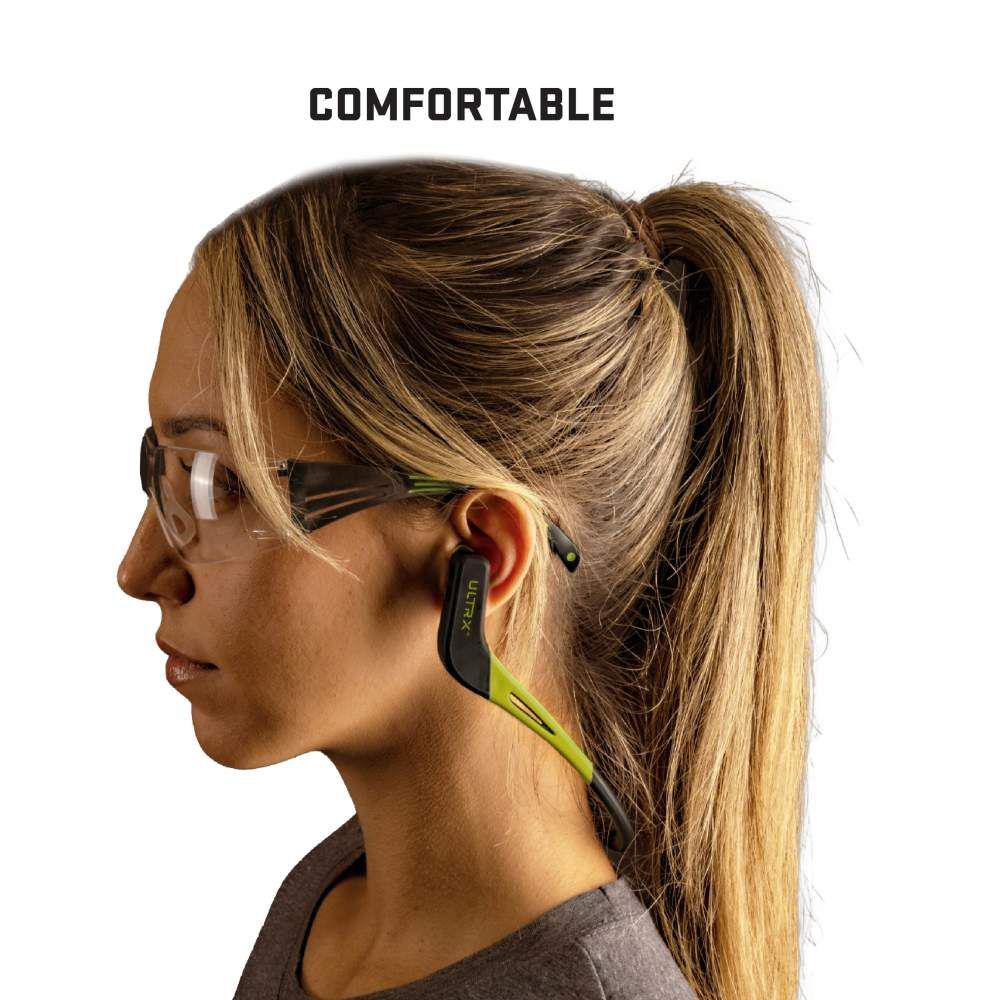 Allen ULTRX Wave Banded Passive Ear Plugs 22dB Grey Yellow Picture of The Allen Company Inc. ULTRX Wave Banded Ear Plugs - Gray/Yellow