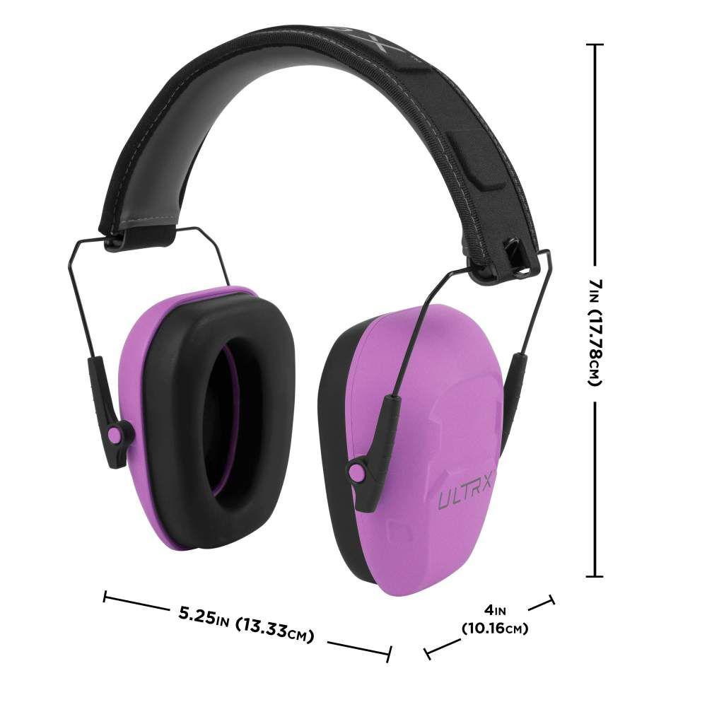 Allen ULTRX Shield Passive Ear Muffs 23dB Plum Picture of The Allen Company Inc. ULTRX Shield Passive Earmuff - Plum