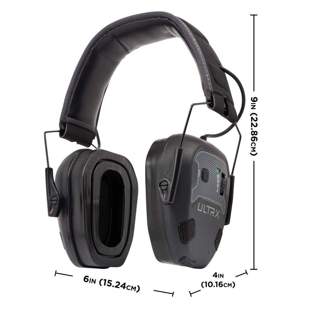 Allen ULTRX Bionic Fuse Bluetooth Electronic Earmuff 22dB Midnight Grey Picture of The Allen Company Inc. ALLEN ULTRX BIONIC FUSE BLUETOOTH EMUFF MIDNIGHT GRAY