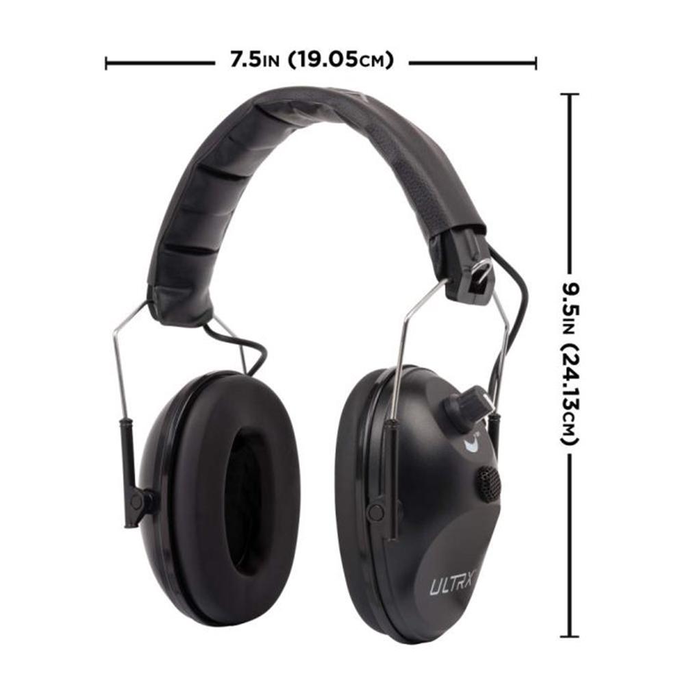 Allen ULTRX Electronic Ear Muffs 23dB Black Picture of The Allen Company Inc. ULTRX Electronic Earmuff - Black