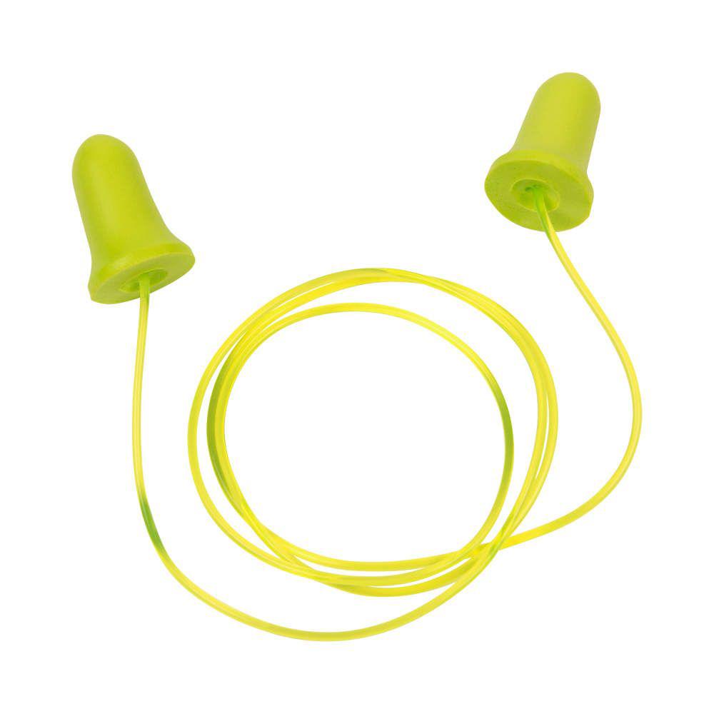 Allen ULTRX Tethered Tapered Passive Foam Ear Plugs 32dB Lime 5 Pairs Picture of The Allen Company Inc. ULTRX Tethered Tapered Foam Ear Plugs - 5 Pairs - Lime