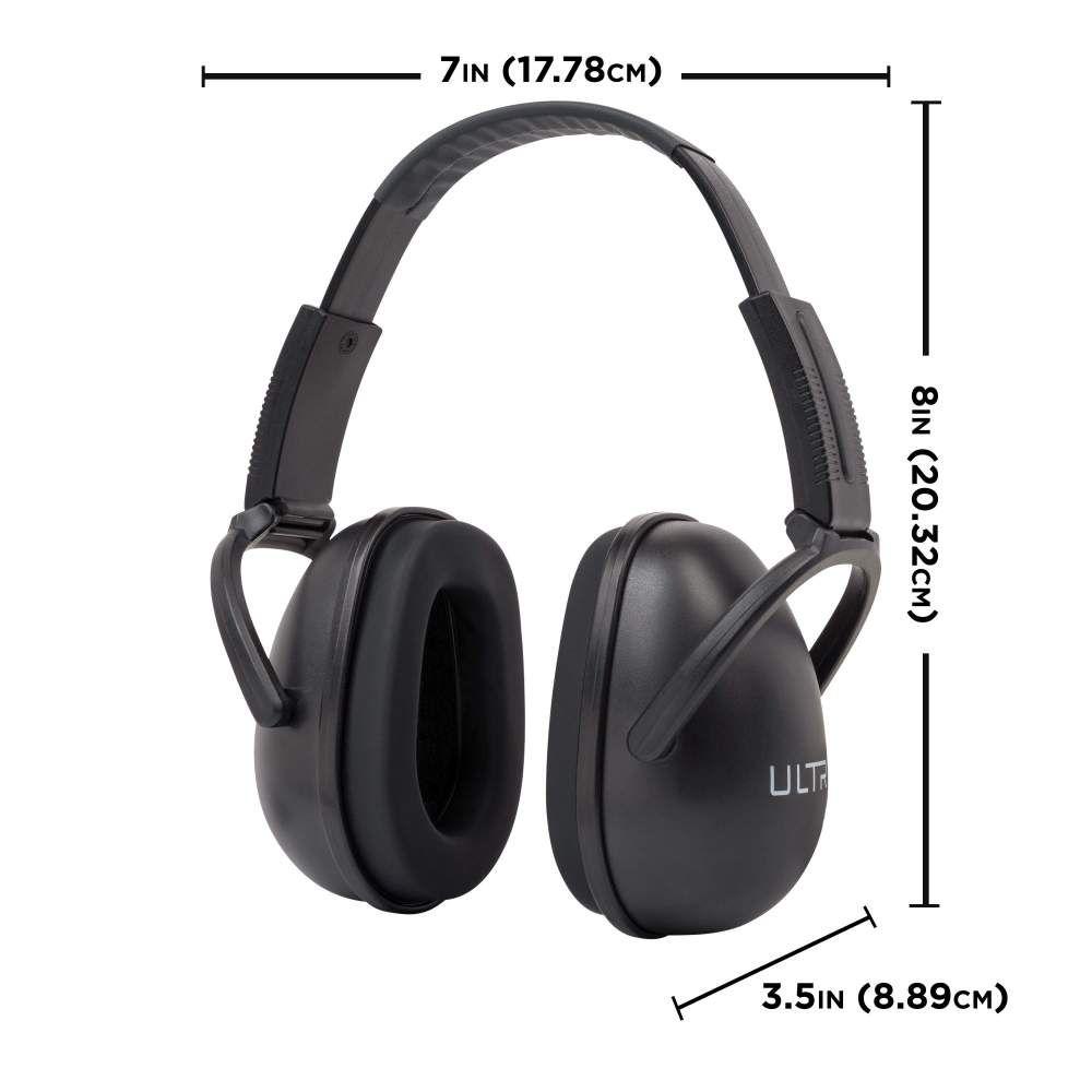 Allen ULTRX Sound Blocker Passive Earmuff 23dB Black Picture of The Allen Company Inc. ALLEN ULTRX SOUND BLOCKER PASSIVE MUFF BLACK