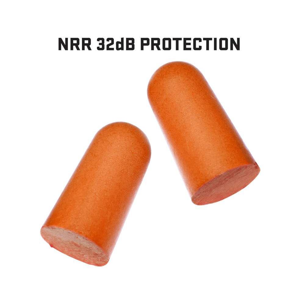 Allen ULTRX Foam Ear Plugs 32dB Orange 50 Pairs Picture of The Allen Company Inc. ULTRX Foam Ear Plugs - 50 Pairs Bag - Orange