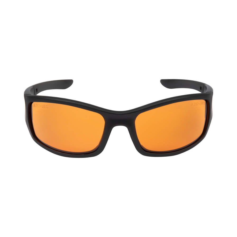 Allen ULTRX Sync Safety Glasses Black with Amber Lenses Picture of The Allen Company Inc. ULTRX Sync Safety Glasses - Amber
