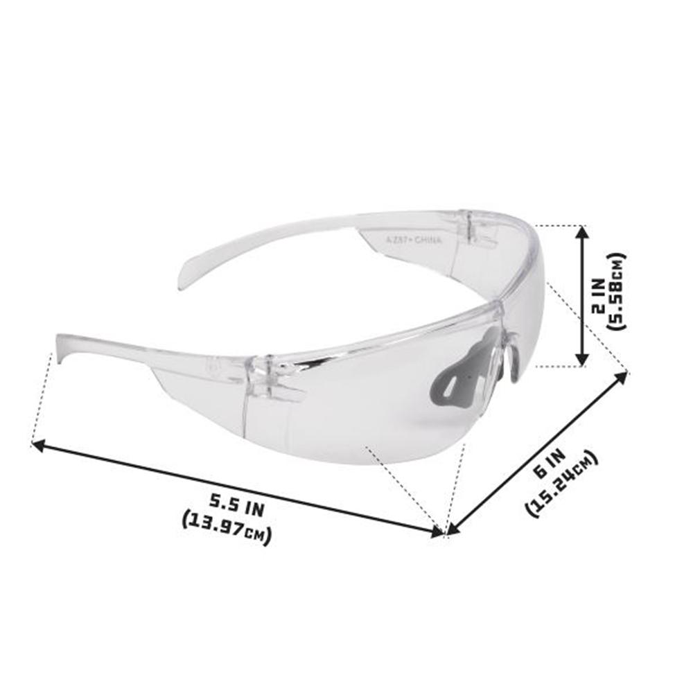 Allen ULTRX Protector Safety Glasses Clear with Clear Lenses Bulk Picture of The Allen Company Inc. UltrX Protector Bulk Safety Glasses