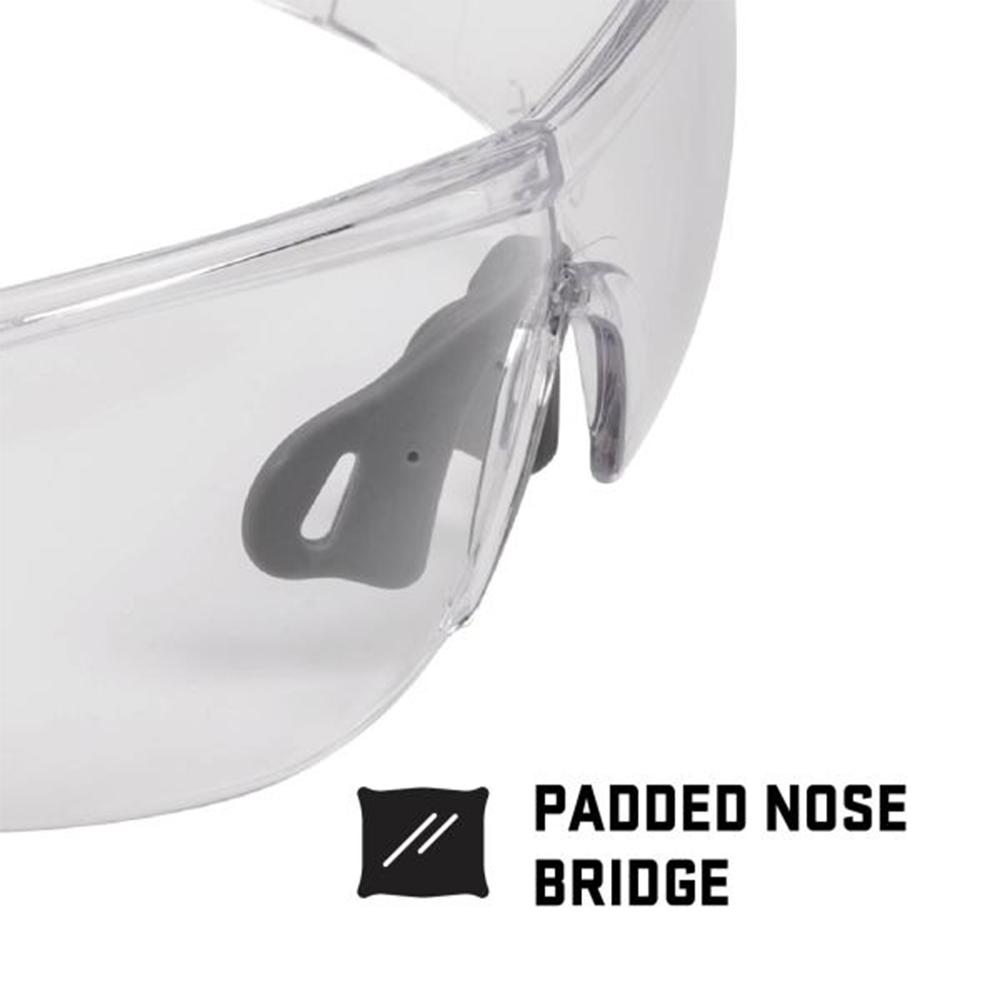 Allen ULTRX Protector Safety Glasses Clear with Clear Lenses Bulk Picture of The Allen Company Inc. UltrX Protector Bulk Safety Glasses