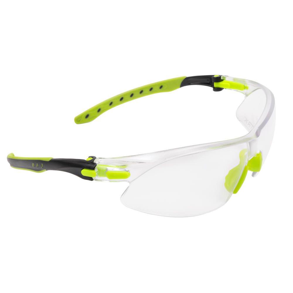 Allen ULTRX Keen Youth Safety Glasses Lime Green with Clear Lenses