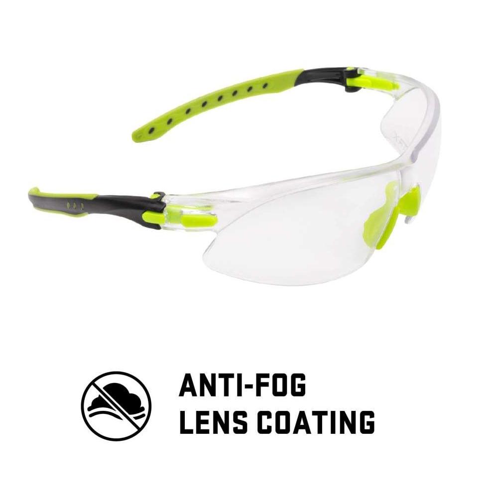 Allen ULTRX Keen Youth Safety Glasses Lime Green with Clear Lenses Picture of The Allen Company Inc. ULTRX Keen Safety Glasses - Youth - Lime Green