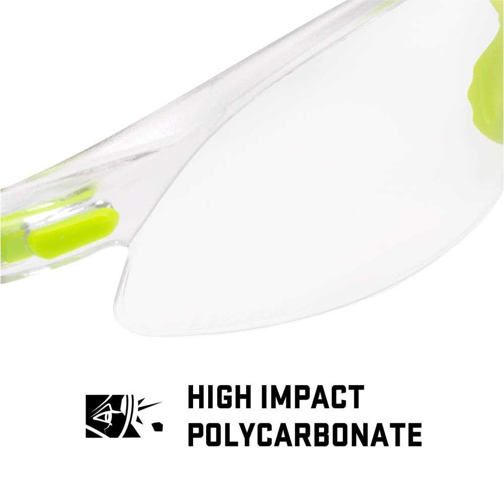 Allen ULTRX Keen Youth Safety Glasses Lime Green with Clear Lenses Picture of The Allen Company Inc. ULTRX Keen Safety Glasses - Youth - Lime Green