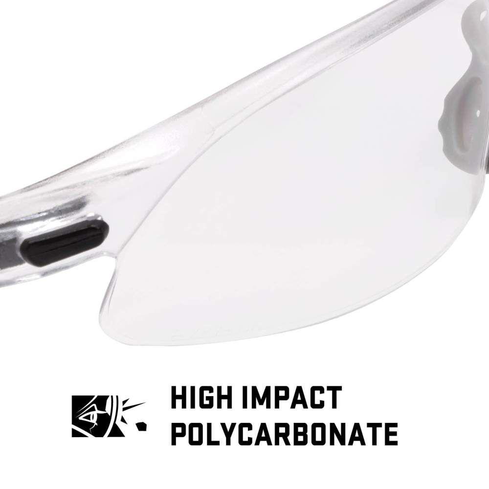 Allen ULTRX Keen Safety Glasses Black with Clear Lenses Picture of The Allen Company Inc. ULTRX Keen Safety Glasses - Clear