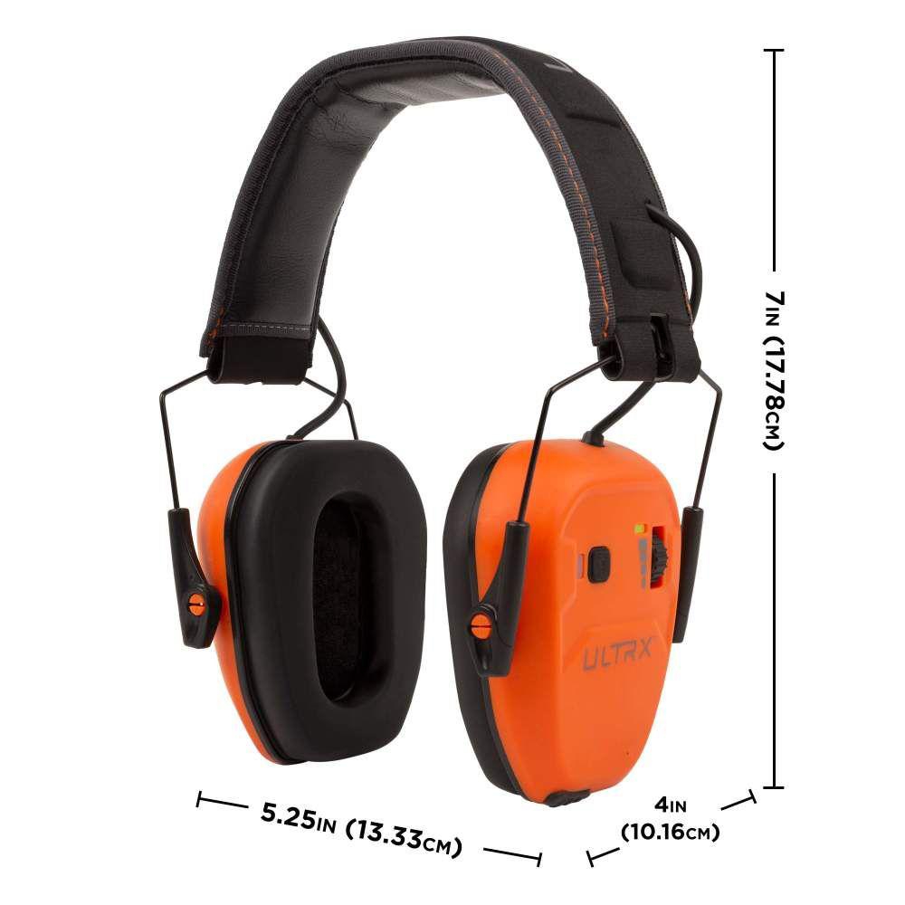 Allen ULTRX Bionic Bluetooth Passive Ear Muffs 22dB Brave Orange Picture of The Allen Company Inc. ALLEN ULTRX BIONIC BLUETOOTH EMUFF BRAVE ORANGE