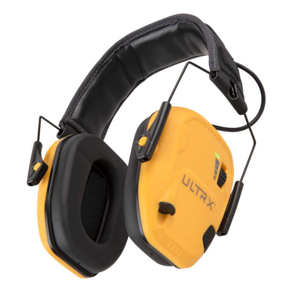 Allen ULTRX Bionic Electronic Ear Muffs 22dB Yellow Picture of The Allen Company Inc. ULTRX Bionic Electronic Earmuff - Interstate Yellow