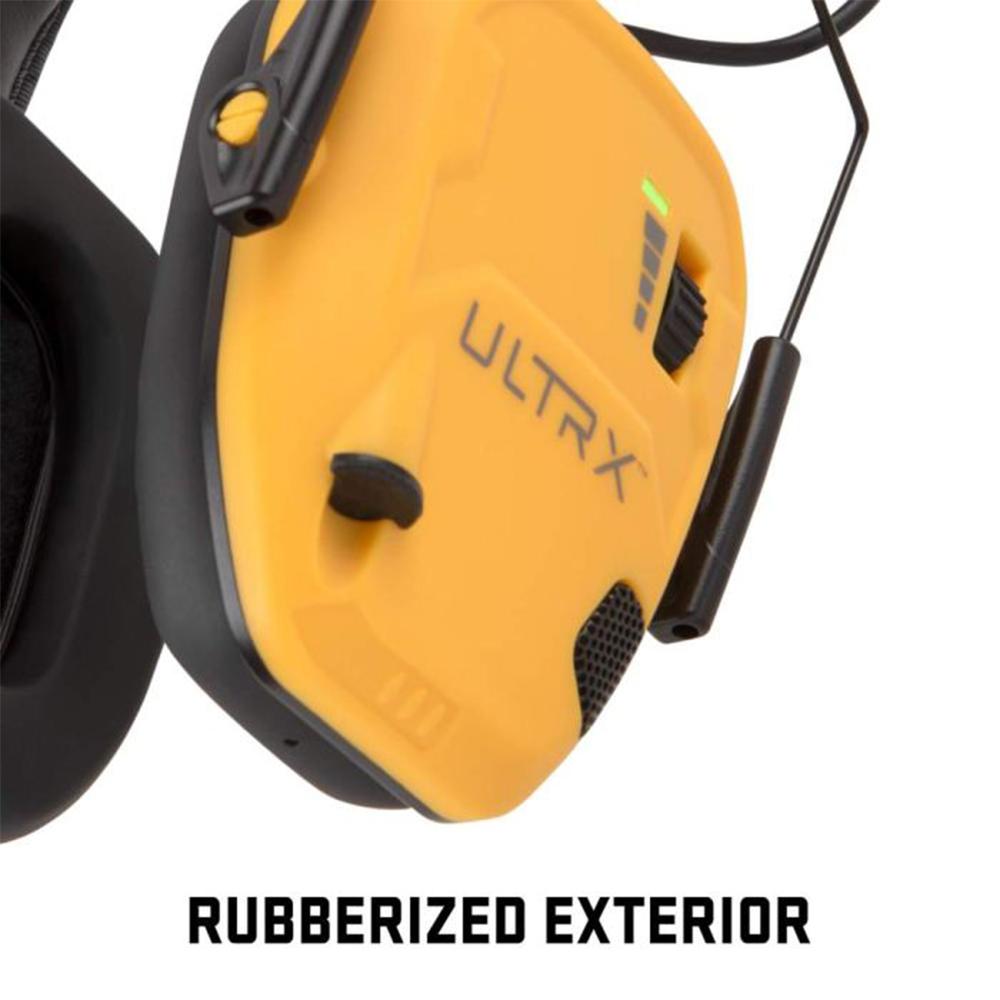 Allen ULTRX Bionic Electronic Ear Muffs 22dB Yellow Picture of The Allen Company Inc. ULTRX Bionic Electronic Earmuff - Interstate Yellow
