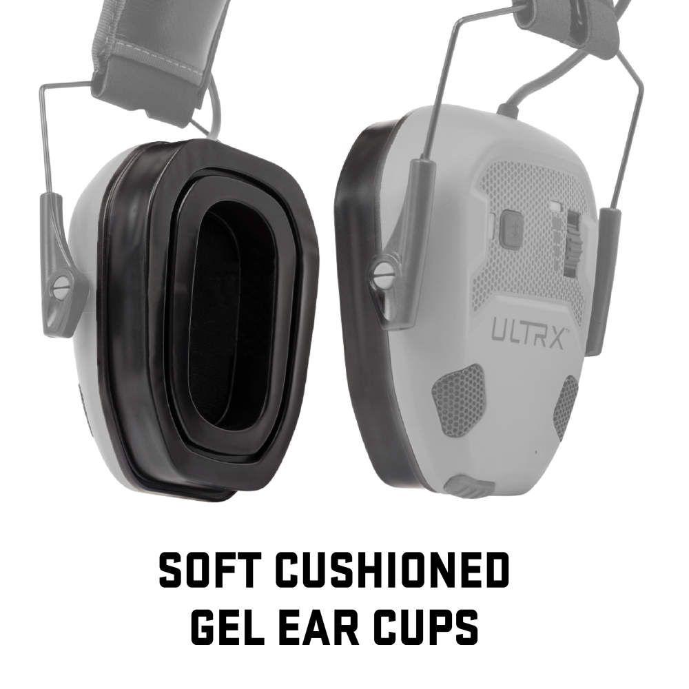 Allen ULTRX Gel Ear Cup Replacement Pads Black 1 Pair Picture of The Allen Company Inc. ALLEN ULTRX GEL PADS FOR EAR CUPS 1PR.