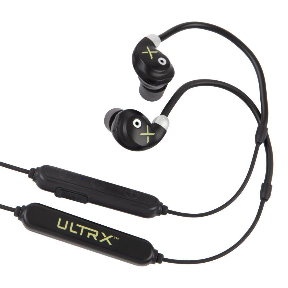 Allen ULTRX Bionic Fuse Bluetooth Around the Neck Electronic Ear Buds 26dB Black Picture of The Allen Company Inc. ULTRX Bionic Fuse Bluetooth Around the Neck Earbuds - Black