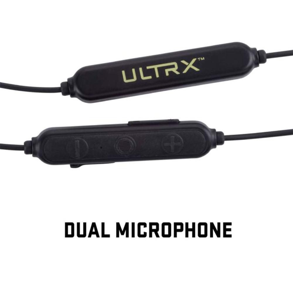 Allen ULTRX Bionic Fuse Bluetooth Around the Neck Electronic Ear Buds 26dB Black Picture of The Allen Company Inc. ULTRX Bionic Fuse Bluetooth Around the Neck Earbuds - Black