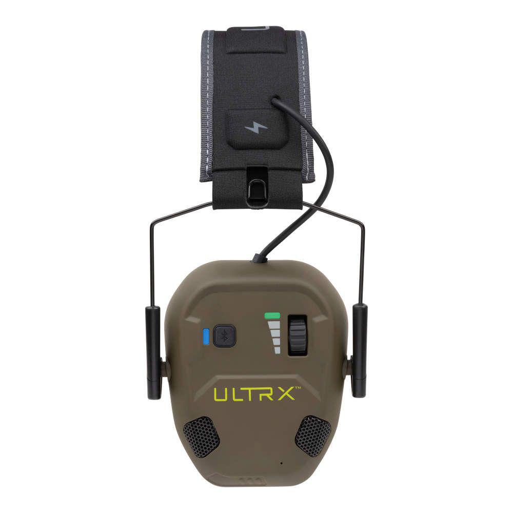 Allen ULTRX Bionic Fuse Ion Bluetooth Electronic Ear Muffs 22dB Olive Picture of The Allen Company Inc. UltrX Bionic Fuse Ion Bluetooth Electronic Earmuff - Olive