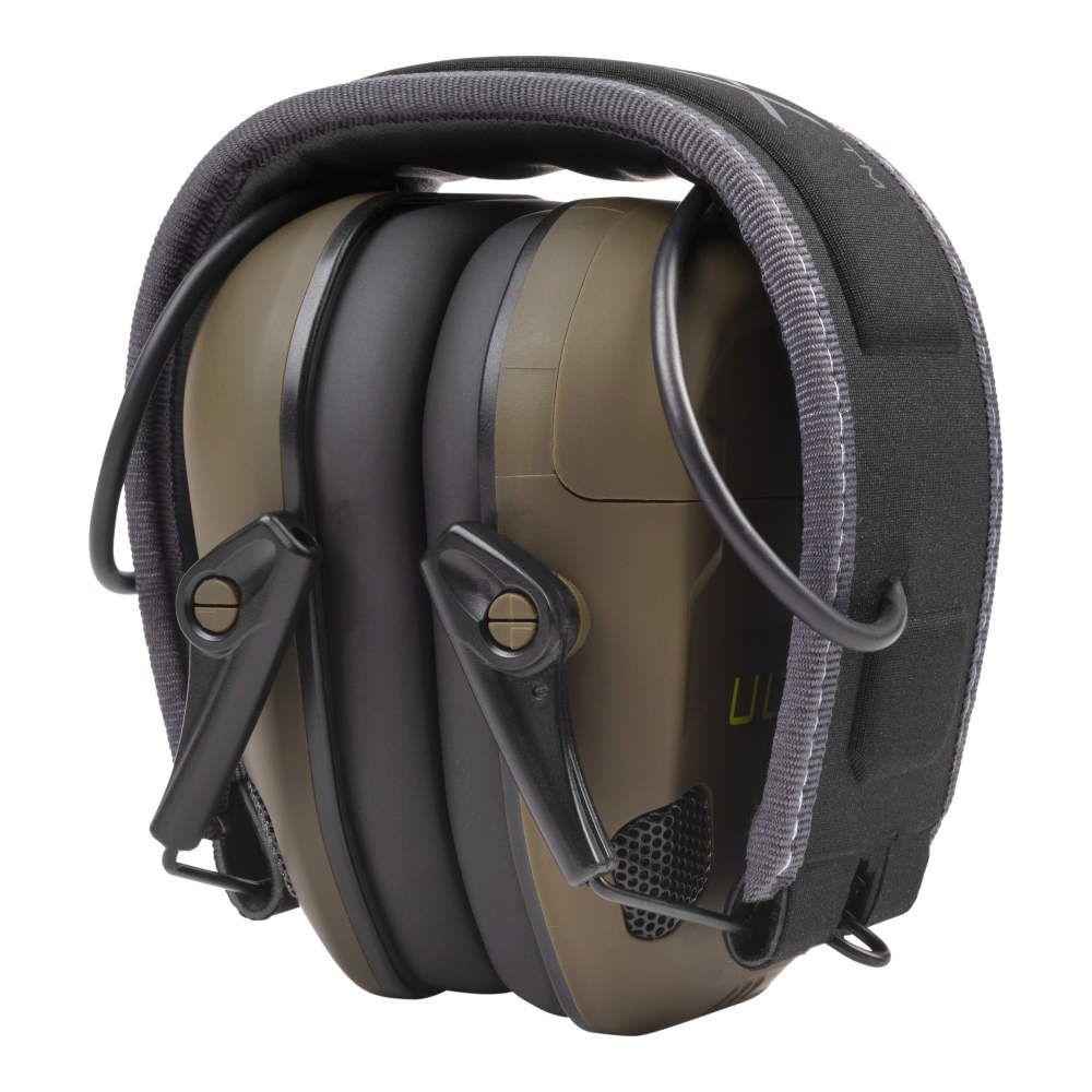 Allen ULTRX Bionic Fuse Ion Bluetooth Electronic Ear Muffs 22dB Olive Picture of The Allen Company Inc. UltrX Bionic Fuse Ion Bluetooth Electronic Earmuff - Olive
