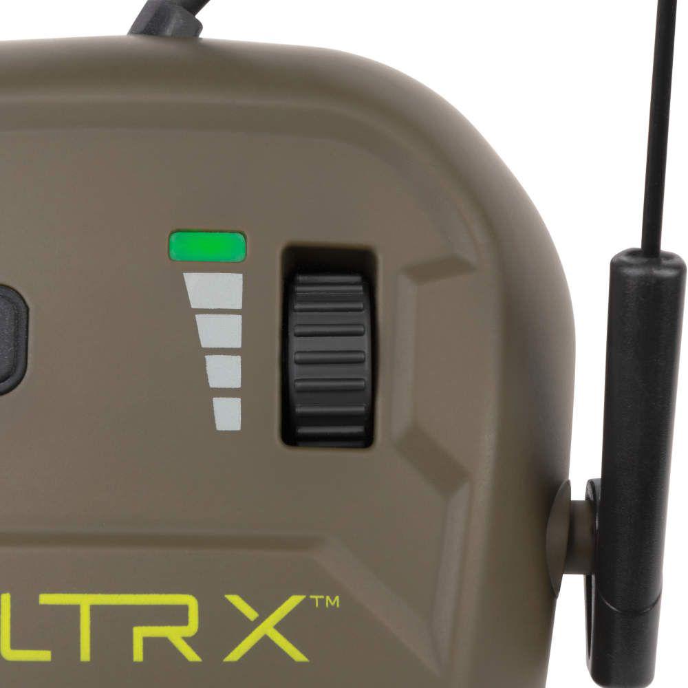 Allen ULTRX Bionic Fuse Ion Bluetooth Electronic Ear Muffs 22dB Olive Picture of The Allen Company Inc. UltrX Bionic Fuse Ion Bluetooth Electronic Earmuff - Olive