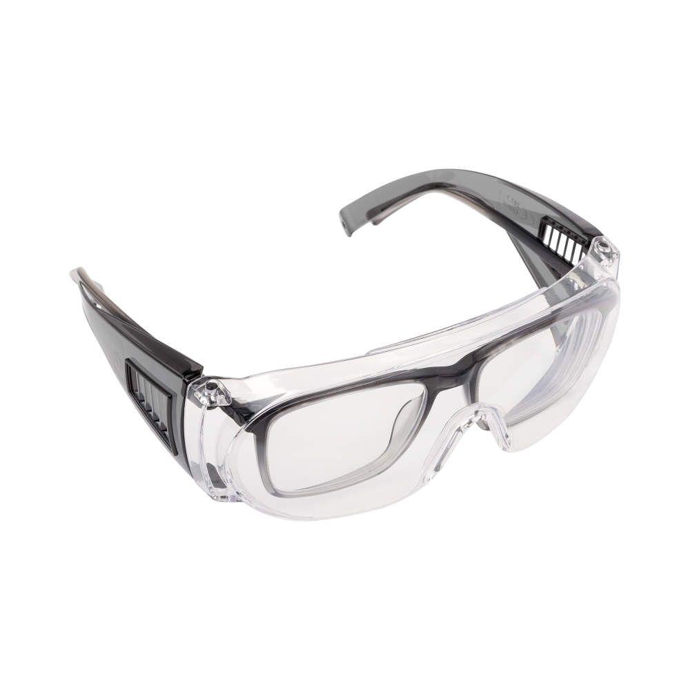 Allen ULTRX Fit Over Safety Glasses Black with Clear Lenses Picture of The Allen Company Inc. UltrX Fit Over Safety Glasses - Clear