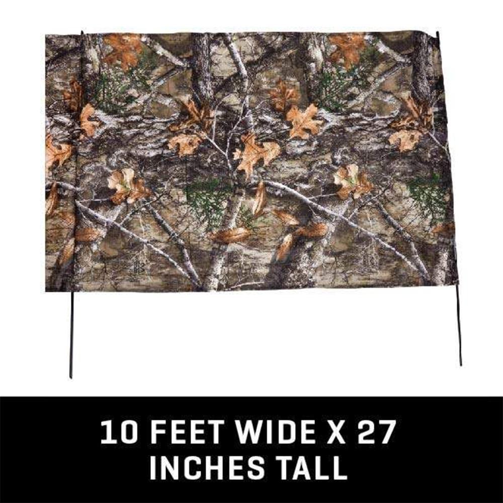 Allen Vanish Stake-Out Ground Blind 10' x 27" Realtree Edge Picture of The Allen Company Inc. ALLEN STAKE-OUT BLIND REALTREE EDGE