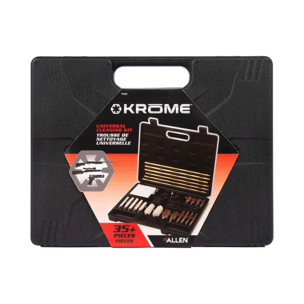 Allen Krome Universal Gun Cleaning Kit with Box 35/pc Picture of The Allen Company Inc. Allen Kit-Cleaning 35PC Universal w/plastic box