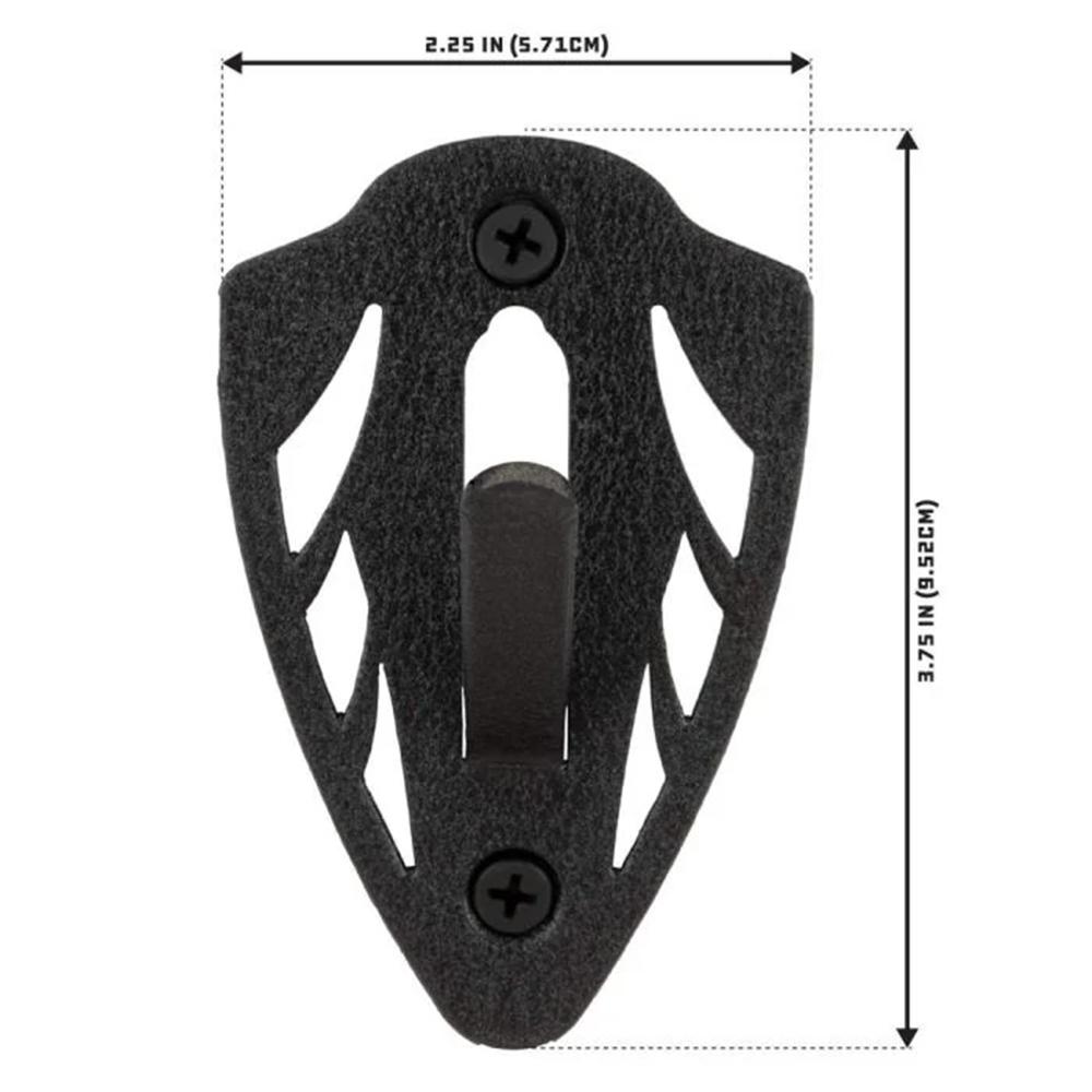 Allen EZ Mount Skull Peg Hook Black Picture of The Allen Company Inc. ALLEN EZ MOUNT SKULL PEG