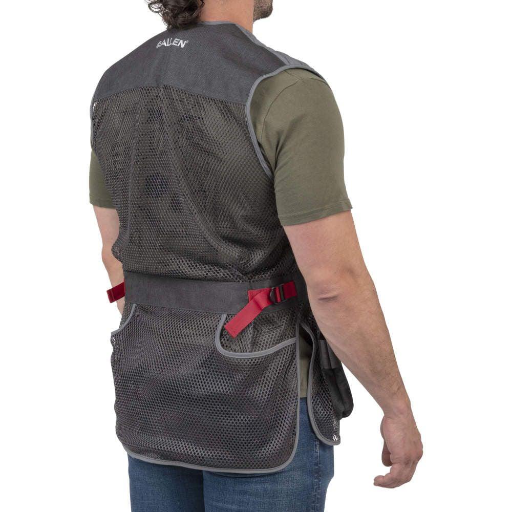 Allen Competitor Shooting Vest M/L Grey Picture of The Allen Company Inc. ALLEN COMPETITOR SHOOTING VEST - R OR L - M/L - GRAY