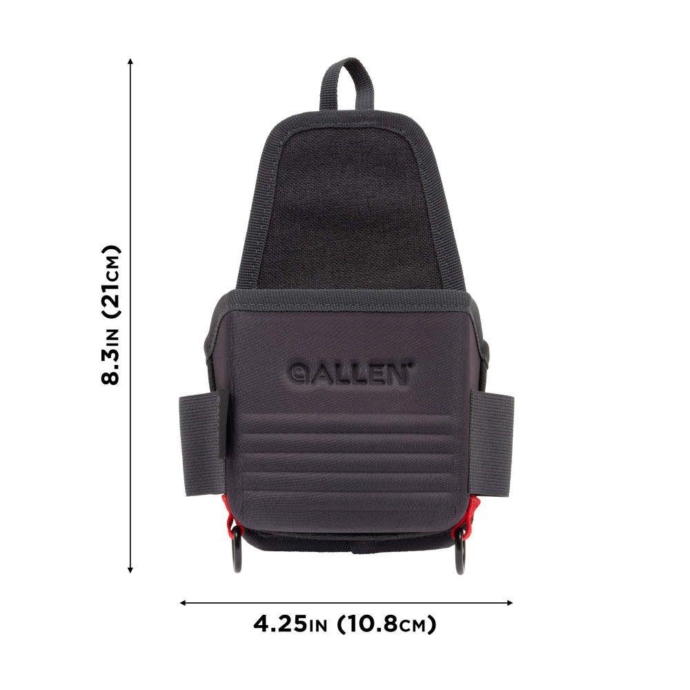 Allen Competitor Single Box Molded Shell Carrier Grey Picture of The Allen Company Inc. Allen Competitor Single Box Shell Carrier - Gray Molded