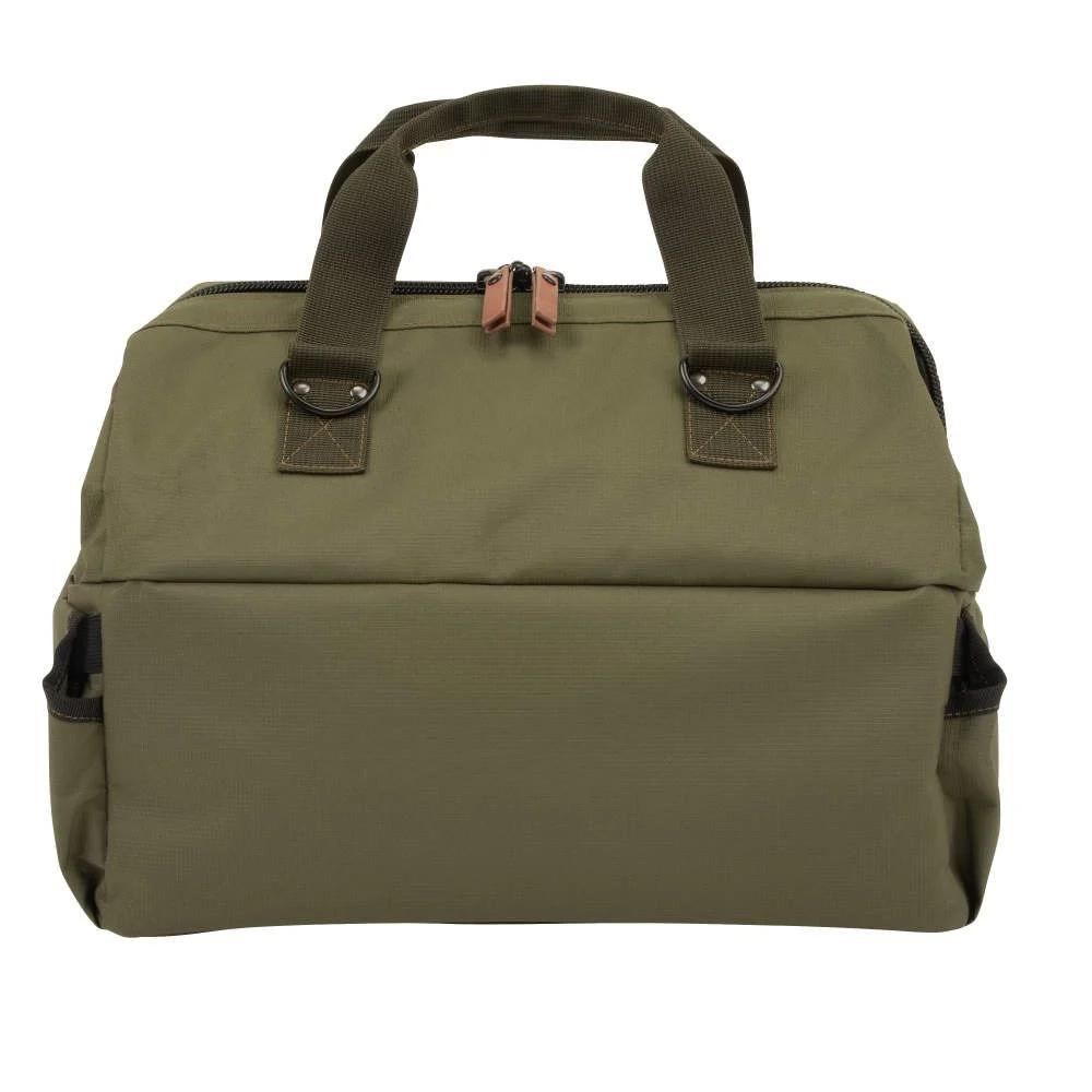 Allen Triumph Ripstop Range Bag with Handgun Mat Olive Green Picture of The Allen Company Inc. ALLEN TRIUMPH RANGE BAG WITH PISTOL MAT GREEN RIPSTOP